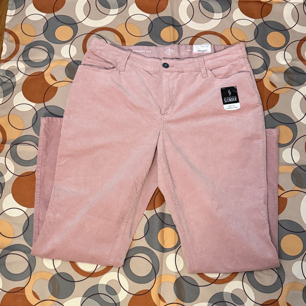💥NI💥 St. John's Bay Mauve Corduroy Pants